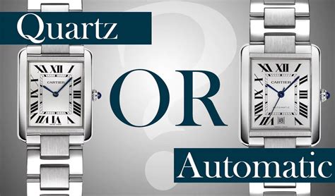 cartier quartz vs automatic|cartier quartz vs auto.